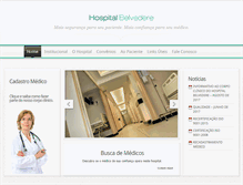 Tablet Screenshot of hospitalbelvedere.com.br